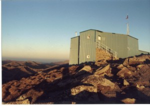 Sunrise view from South-East side of BEO Moussala